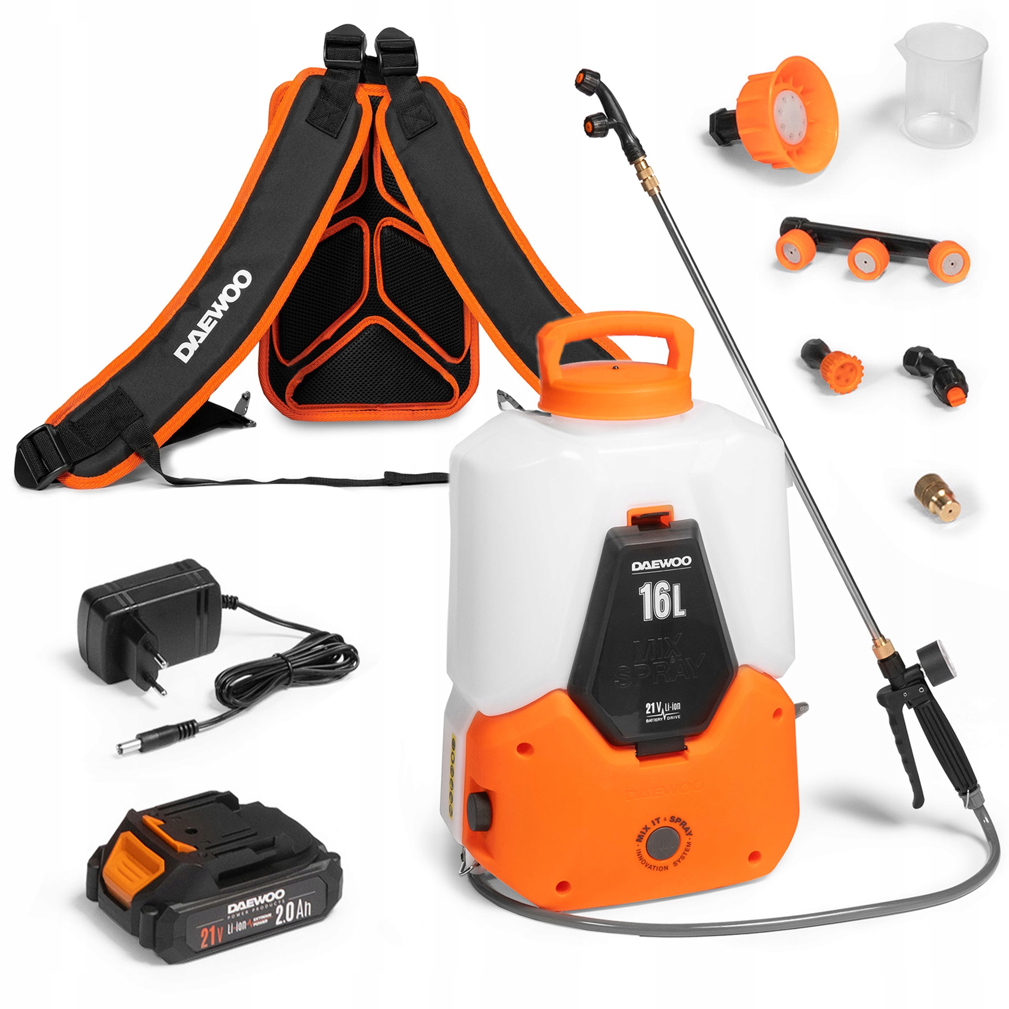 Akumulátorový postrekovač Daewoo 16 l 120 cm